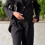 کت وشلوار یراق دیور تک دگمه