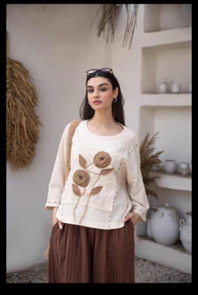 شومیز گل