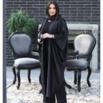مانتو عبایی کریستال