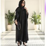 مانتو عبایی بغل گیپور