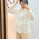 شومیز یقه گیپور