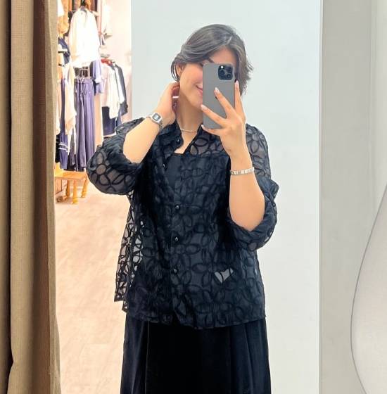 شومیز یقه گیپور