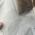 چکت چرم و بافت یقه خز