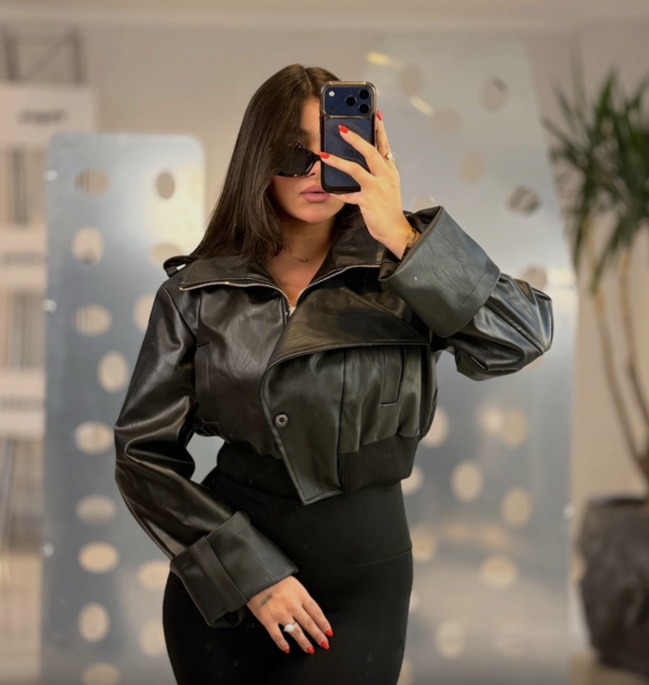کاپشن چرم شکاری