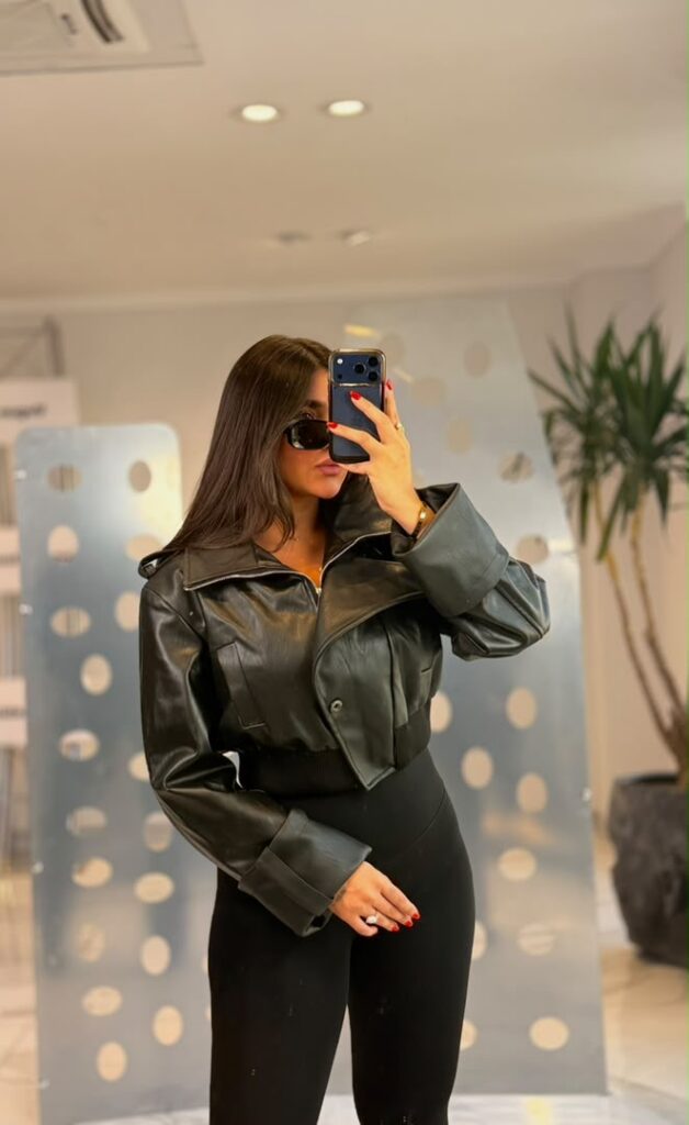 کاپشن چرم شکاری