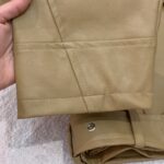کت چرم زارا عسلی